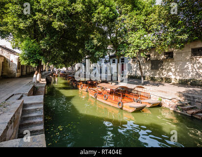 Wasserstadt Tongli, China Stockfoto