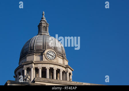 Nottingham Council House (City Hall), der Alte Markt, Stadt Nottingham, England, Großbritannien Stockfoto