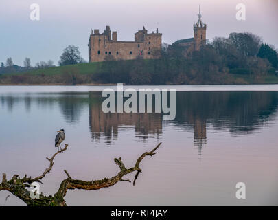 Linlithgow Palace, West Lothian, Geburtsort von Mary Queen of Scots. Stockfoto