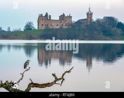 Linlithgow Palace, West Lothian, Geburtsort von Mary Queen of Scots. Stockfoto