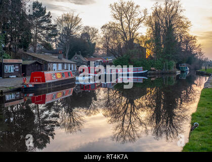 Linlithgow Canal Basin Manse Road, Linlithgow. Stockfoto