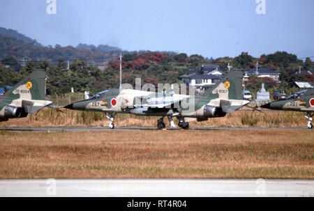 Pfister Luftwaffe JASDF Mitsubishi F-1 Stockfoto