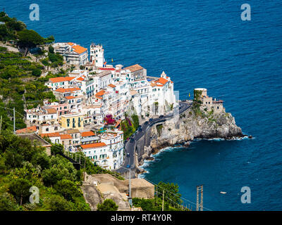 Italien, Kampanien, Amalfiküste, Halbinsel von Sorrent, Amalfi Stockfoto