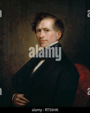 Amerikanischen Präsidentschaftswahlen geschichte malerei von Präsident Franklin Pierce. Stockfoto