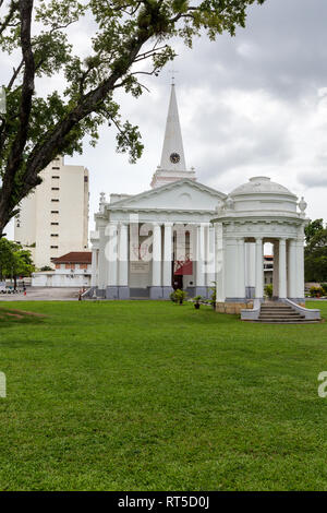 George Town, Penang, Malaysia. St. George Anglican Church. Stockfoto