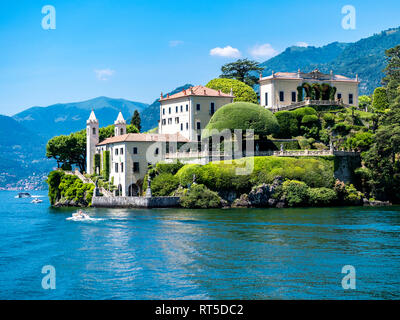 Italien, Lombardei, Termezzo, Comer See, Villa del Balbianello Stockfoto