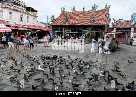 George Town, Penang, Malaysia. Tempel der Göttin der Gnade, Kuan Yin Teng, Kong Hock Keong. Stockfoto