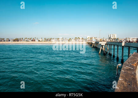 USA, Kalifornien, Los Angeles, Venice Beach, Pier Stockfoto