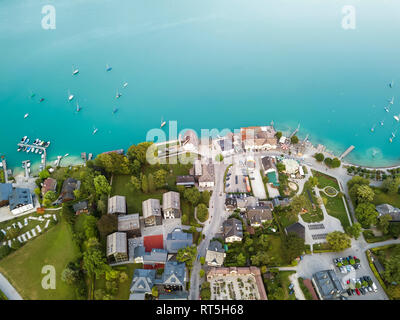 Österreich, Salzburg Land, Sankt Gilgen am Wolfgangsee Stockfoto