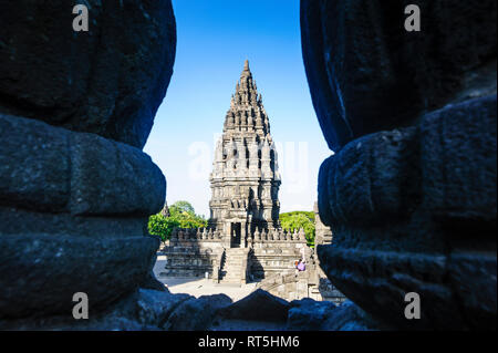 Indonesien, Java, Prambanan Tempel Komplex Stockfoto