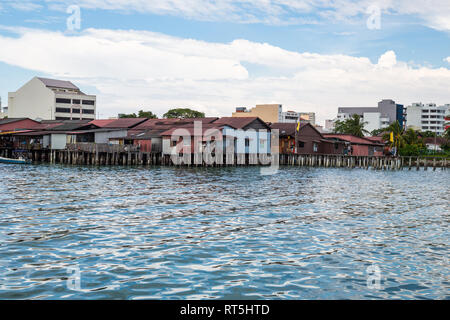 Clan Jetty, Georgetown, Penang, Malaysia Stockfoto