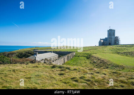 United Kingdom, England, Devon, Insel Lundy, Bristol Channel, St. Helena Kirche Stockfoto