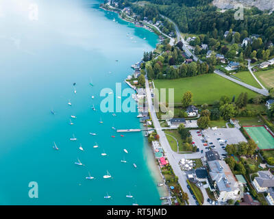 Österreich, Salzburg Land, Sankt Gilgen am Wolfgangsee Stockfoto