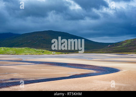 Vereinigtes Königreich, Schottland, Sutherland, Durness, Kyle von Durness, Ebbe Stockfoto