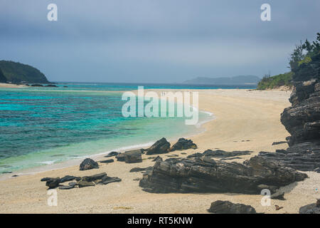Japan, Okinawa Inseln, Kerama Islands, Zamami Insel, East China Sea, Furuzamami Strand Stockfoto