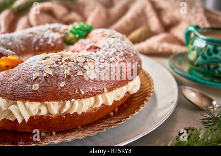 Spanische Weihnachtskuchen Stockfoto