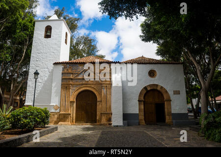 Spanien, Kanarische Inseln, Fuerteventura, Pajara, Kirche Nuestra Señora de Regla Stockfoto