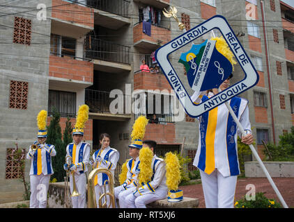 Donmatias, Antioquia: Karneval "onmatias Somos todos' Stockfoto