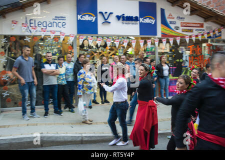 Donmatias, Antioquia: Karneval "onmatias Somos todos' Stockfoto