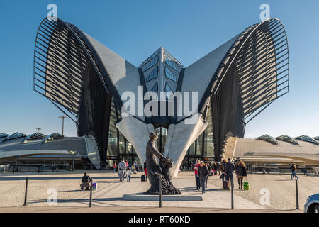 Lyon Saint Exupery Bahnhof, Lyon Stockfoto