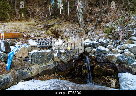 Irkutsk, Russland - 24. August 2016: Tunkinsky National Park in der Nähe des Baikalsees. Tunkinsky National Park in der Nähe des Baikalsees. Stockfoto