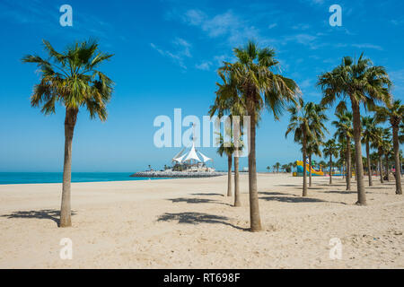 Saudi-arabien, Kuwait, Kuwait City, Marina Beach Stockfoto