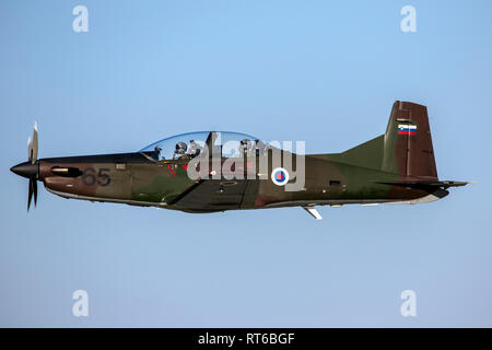 Slowenische Air Force Pilatus PC-9. Stockfoto