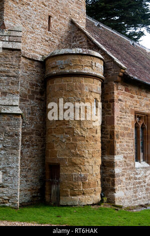 St. Johannes der Täufer in der Wüste Kirche, Obere Shuckburgh, Warwickshire, England, Großbritannien Stockfoto