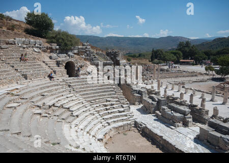 Asien, Türkei, Ephesus, großes Theater Stockfoto