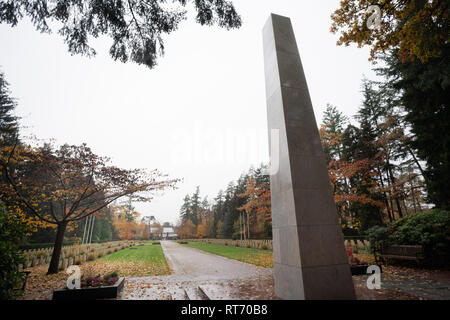 Russische Feld der Ehre am Rusthof Amersfoort Krematorium und Friedhof - Die Niederlande Stockfoto