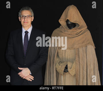 Rom, Italien. 28 Feb, 2019. Rom, Italien. 28. Februar, 2019. Rom, Sitz der Rai Mazzini, photocall TV-Serie 'Il Nome Della Rosa". In der Foto: John Turturro Credit: Unabhängige Fotoagentur Srl/Alamy Live News Credit: Unabhängige Fotoagentur/Alamy leben Nachrichten Stockfoto