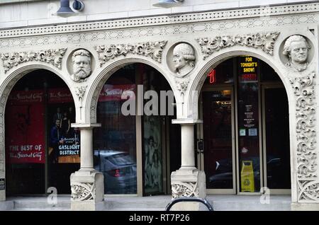 Chicago, Illinois, USA. Die berühmte zweite Stadt in Chicago's Altstadt Nachbarschaft. Stockfoto