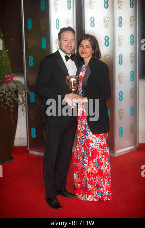 Rodney Rothman am 72nd British Academy Film Awards, nach Partei, Grosvenor House, London, Großbritannien, 10. Feb 2019 Foto von Brian Jordan Stockfoto