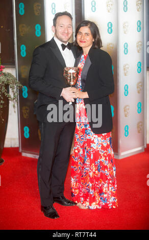 Rodney Rothman am 72nd British Academy Film Awards, nach Partei, Grosvenor House, London, Großbritannien, 10. Feb 2019 Foto von Brian Jordan Stockfoto