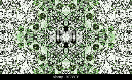 Pastellfarben Kaleidoskop Sequence Patterns. Abstrakte Motion Graphics Hintergrund Stockfoto