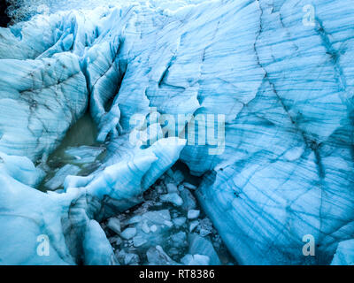Island, Nationalpark Vatnajoekull, Jokulsarlon, Glacier Ice Stockfoto