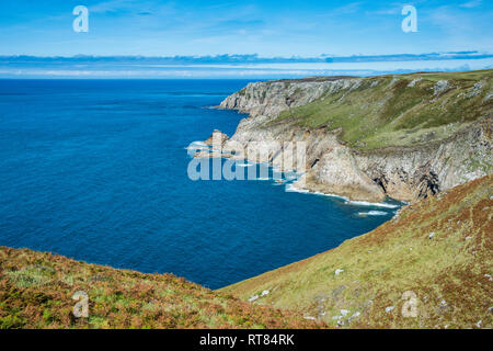 United Kingdom, England, Devon, Insel Lundy, Bristolkanal, Stockfoto