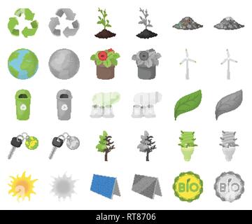 Atmosphäre, Fahrrad, bio, können, Auto, Cartoon, monochrom, sauber, Sauberkeit, Sammlung, Design, trocken, dump, Erde, öko, ökologisch, Ökologie, Energie, Anlagen, Blume, fluoreszierend, voll, Garbage, Grün, Hälfte, Icon, Illustration, isoliert, Schlüssel, Label, Lampe, Blatt, Ernährung Umwelt, Panel, Anlage, Umweltverschmutzung, Topf, Verarbeitung, Produkt, Wiederverwertung, Recycling, Satz, Zeichen, Solar, sprießen, Sonne, Symbol, Baum, Turbine, Vector, Vektor, Vektoren, Stock Vektor