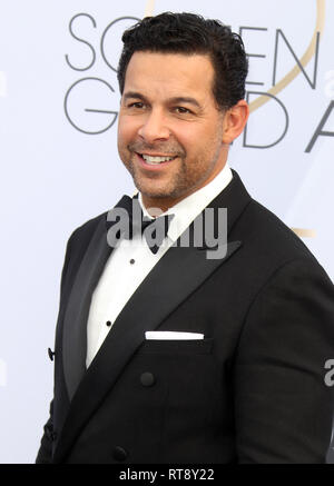 25. jährlichen Screen Actors Guild Awards (2019) - Ankunft im Shrine Auditorium in Los Angeles, Kalifornien statt. Mit: Jon Huertas Wo: Los Angeles, Kalifornien, Vereinigte Staaten, wenn: 27 Jan 2019 Credit: Adriana Barraza/WENN.com M. Stockfoto