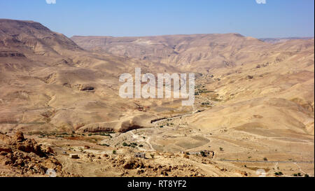 Dana Naturpark in Jordanien Stockfoto