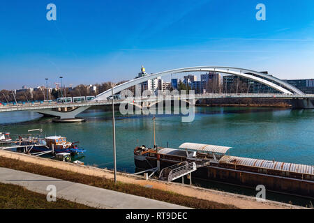 Raymond Barre Brücke, Lyon Stockfoto