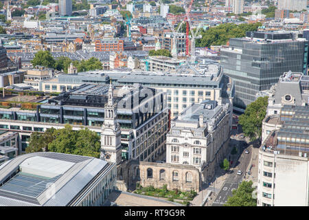 Christus Kirche Greyfriars in London, England. Stockfoto