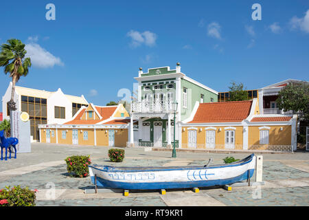 Nationales Archäologisches Museum Aruba, die Schelpstraat, Oranjestad, Aruba, ABC-Inseln, Leeward Antillen, Karibik Stockfoto