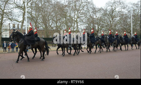 Ändern der Schutz, auf der Mall, London. Stockfoto