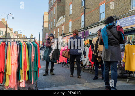 Street Market, Wentworth Street, London E1. Stockfoto