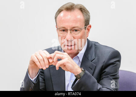 Philip Jansen, Chief Executive Officer von BT seit 1. Februar 2019. Stockfoto