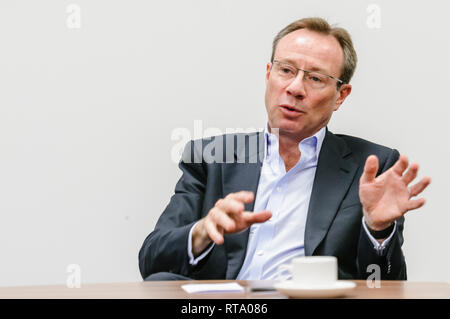 Philip Jansen, Chief Executive Officer von BT seit 1. Februar 2019. Stockfoto