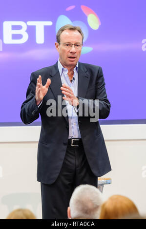 Philip Jansen, Chief Executive Officer von BT seit 1. Februar 2019. Stockfoto