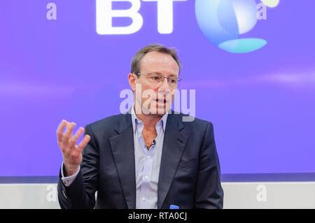 Philip Jansen, Chief Executive Officer von BT seit 1. Februar 2019. Stockfoto