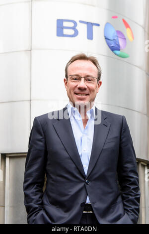 Philip Jansen, Chief Executive Officer von BT seit 1. Februar 2019. Stockfoto